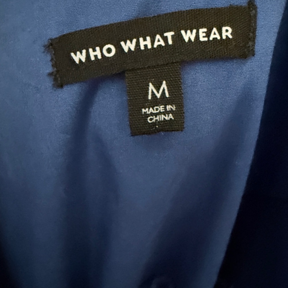 Who What Wear High Low Blue Dress - Picture 7 of 11